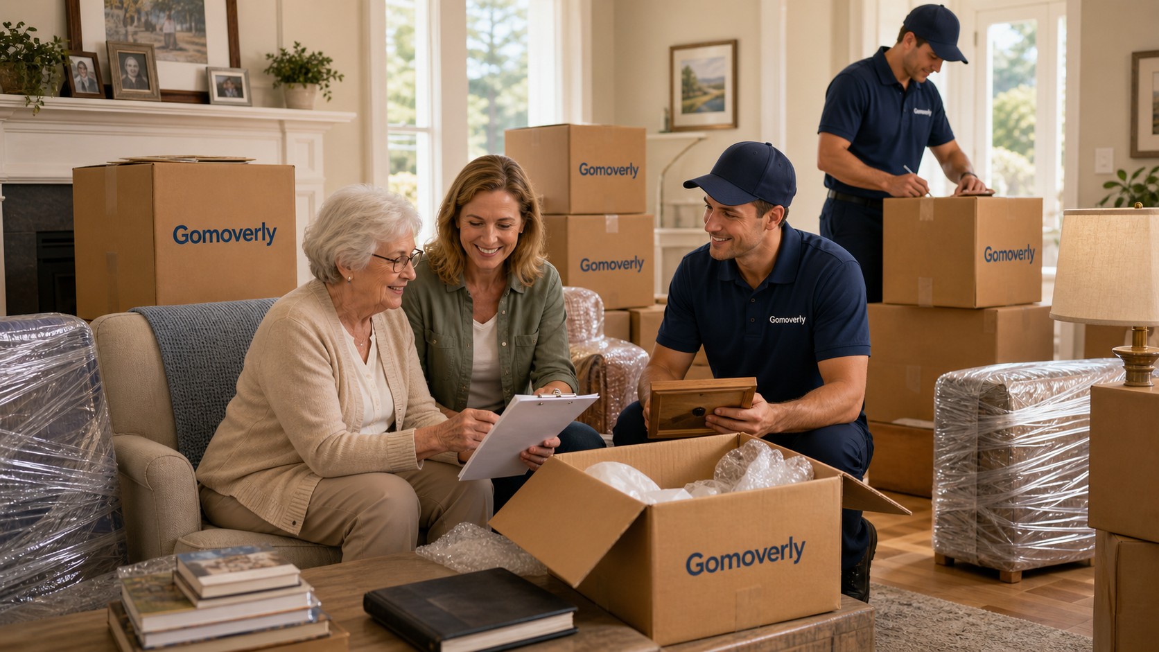 Gomoverly branded moving guide image for Senior Moving Services: How to Choose the Right Mover